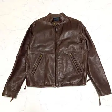 USA제 빔즈 싱글 라이더 자켓 브라운 S 사이즈