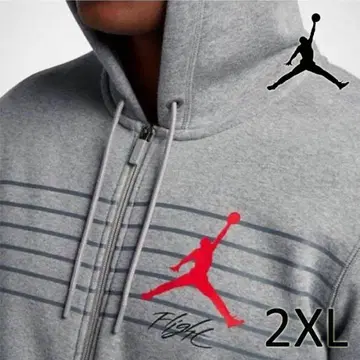 새상품 JORDAN Flight 후드티 그레이 2XL 조던