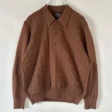 독일제 디자인 니트 빈티지 구제 의류 유로 빈티지 브라운