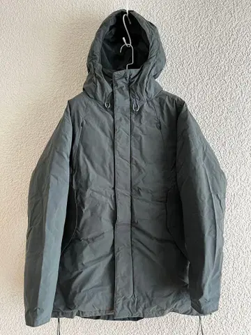 EKAL 후드 부착 다운 코트 그레이 event