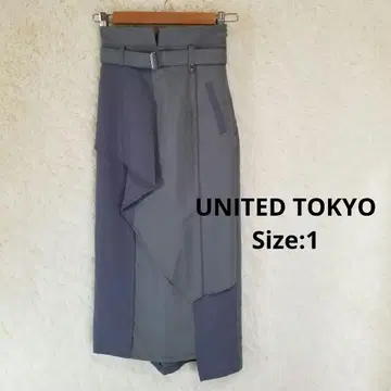 [ 새상품급 ] 유나이티드 도쿄 랜덤 플레어 커팅 타이트 스커트