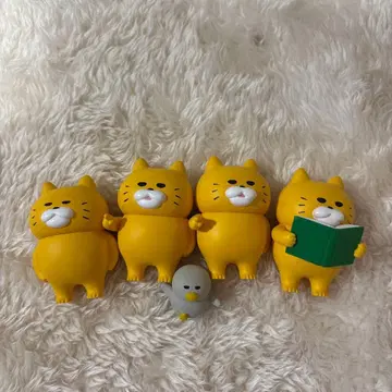 길 잃은 고양이 군단 미니어처 피규어 럭키 아이템 포함 5체 세트