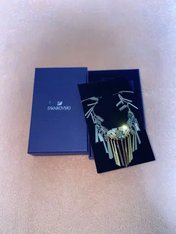 Swarovski 목걸이 실버 골드