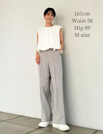 cinematiq 시네마틱 코튼 스트레이트 팬츠 그레이 L 사이즈