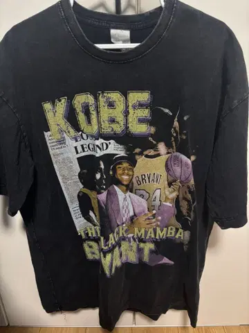 KOBE THE BLACK MAMBA 티셔츠 XL