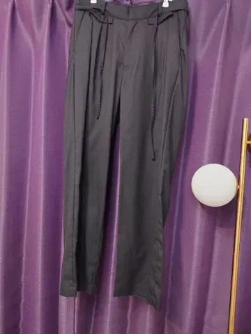 toironier 트와로니에 블랙 스트레이트 팬츠