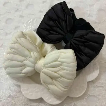 o. 통통한 입체감이 귀여운 유행하는 리본 스크런치 .o