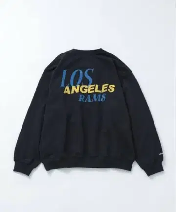 [새상품 미사용] BAYFROW 베이플로우 NFL 팀 로고 맨투맨 블랙