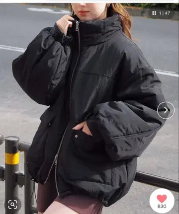 tiptop 무지 x 체크 리버서블 BIG 블루종