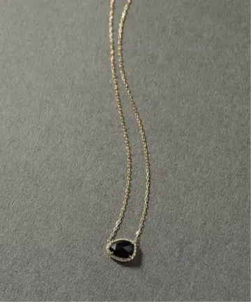 Lilas 슬라이스 오닉스 다이아 목걸이 K10