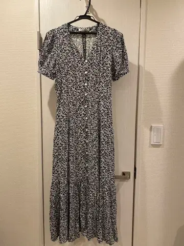 SNIDEL 플라워 프린트 롱 원피스 0/S