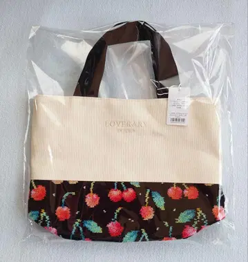 FEILER 러브러리 체리 도트 토트백 블랙