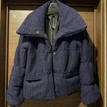 HEAVEN and Earth LUXU 네이비 퍼플 자켓