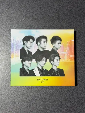 SixTONES CITY 2장 세트 CD+BluRay
