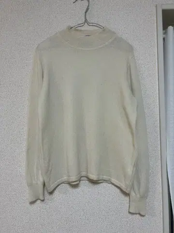 Brodiaea 캐시미어 100% 크림색 니트 긴팔 스웨터