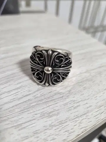 실버 925 크로스 반지