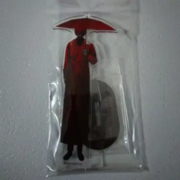 문자화 빨간 우산의 남자 아크릴 스탠드
