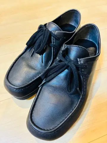 모카신 블랙 가죽 신발 346447