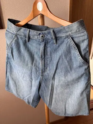 [ 지스타로우 ] 데님 하프 팬츠