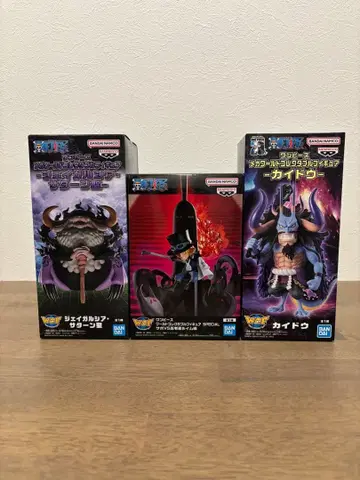 원피스 월드 컬렉션 새턴 성 카이도 사보 vs 오로성&임님