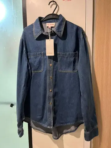 데님 버튼업 셔츠~*L