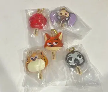 주토피아 아이스캔디 참 세미 컴프 5종 가챠