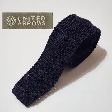 유나이티드 애로우즈 니트 타이 네이비 넥타이 UNITED ARROWS