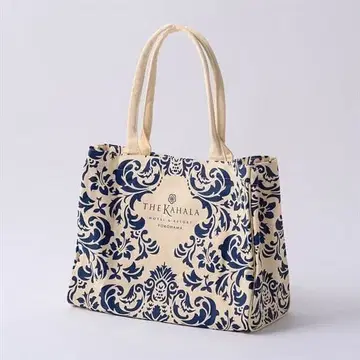 [ 새상품 미사용 ] KAHALA 리조트 시그니처 토트백 네이비