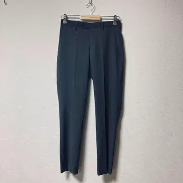 WORK TRIP OUTFITS 슬랙스 크로치 그린 라벨