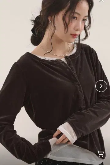 muhet 헨리넥 레이어드 롱 T셔츠