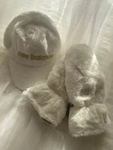 택 포함 미사용 새상품 뉴발란스 골프 모자 장갑 세트