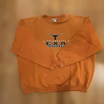 Briar Creek 오렌지 크루넥 트레이닝복