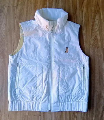 [ 미사용품 ] LAURA-FIUME 다운 여성용 베스트 40 화이트