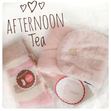 [택 포함] 애프터눈 티 넥워머와 룸삭스의 따뜻한 세트