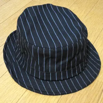 버킷햇 블랙 프리 사이즈 스트라이프 모양 기억