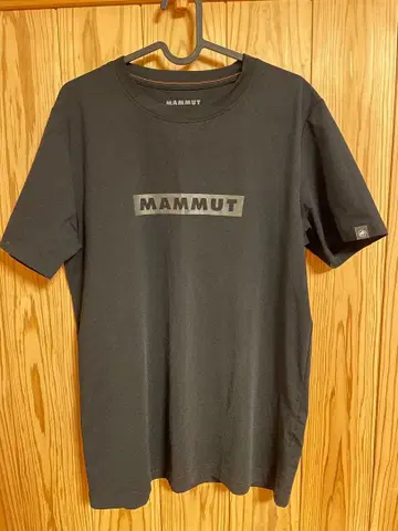 MAMMUT 블랙 T셔츠