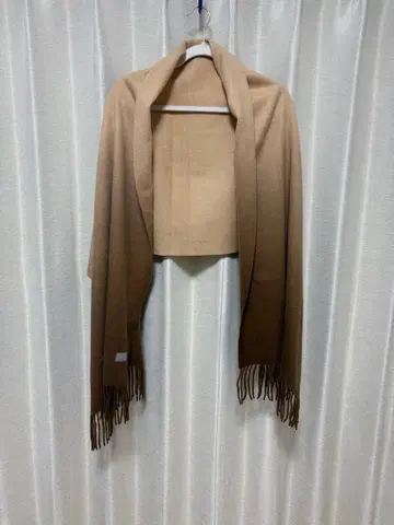 mila schon 100% 캐시미어 베이지 브라운 그라데이션 숄