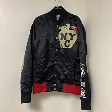 90's Blood Sweat & Tears NYC 바시티 자켓