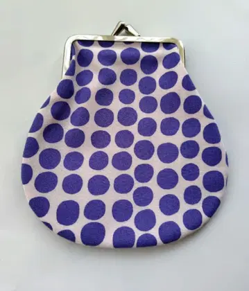 마리메꼬 가마구치 파우치 PONI purple pink