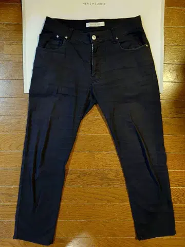 MEN'S MELROSE 블랙 치노 팬츠