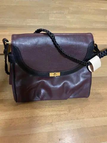 버건디 숄더백 노브랜드 골동품 미사용