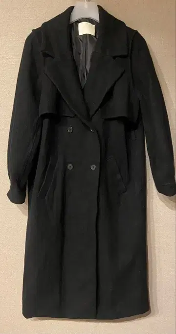 PUBLIC TOKYO 롱 코트 블랙