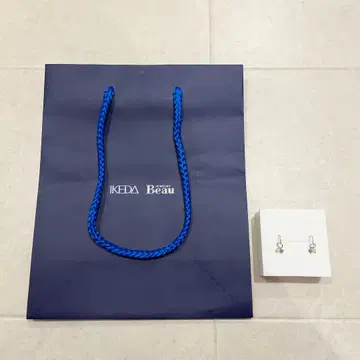 미사용 k10 귀걸이 10금 골드 화이트 블루 액세서리