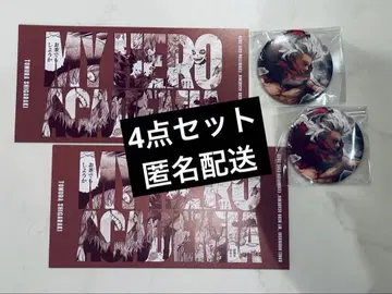 히로아카 원화전 카페 시가라키 토무라 엽서 캔뱃지 세트