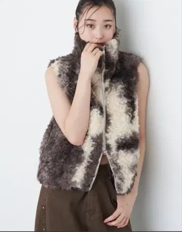 [미사용품] 퍼 베스트