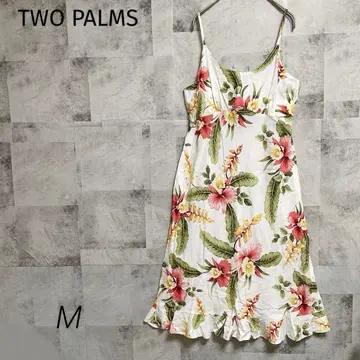 투 팜스 [ M ] 원피스 알로하 하와이 캐미 원피스 하와이안 패턴