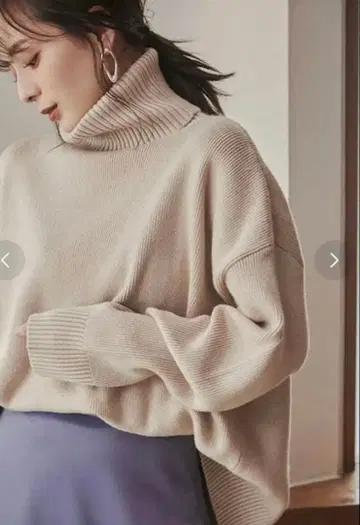 anuans 터틀넥 풀오버 ( BEIGE )