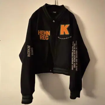 후지이 카제 HEHN REC 스타디움 점퍼 여성용 M 숏 기장