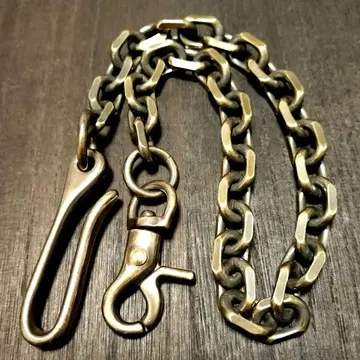 놋쇠 훈증 팥 12mm 월렛 체인 빈티지 브라스 낚시 바늘