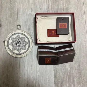 ETRO 원형 코인 케이스 파우치